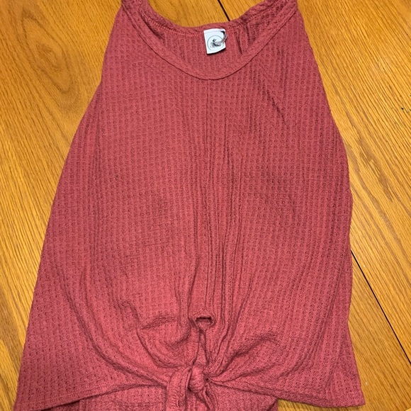 paper crane long sleeve knotted top - Picture 2 of 2